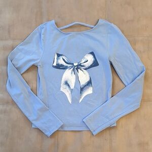 Women’s Madden Girl Long Sleeve Top w/ Open Back Size S